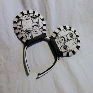 Handmade Star Wars mouse ears stormtrooper fabric